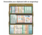 WhiteCoat Clipboard® Trifold - Tactical Brown Medical Edition